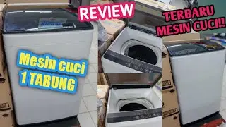 Rekomendasi! Mesin Cuci 1 Tabung Terbaru terbaik || Sharp mesin cuci Es-M8000P-GG #review #sharp