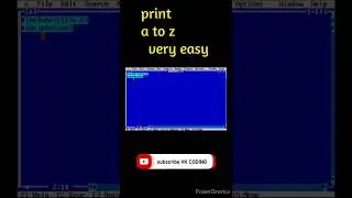 print a to z in c language|