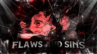 Flaws and Sins -  🌀 Demon slayer AMV/edit Alight Motion (free Project File)