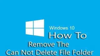 Windows 10 Can Not Delete Folder 📁Tutorial