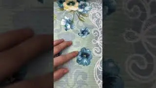 Видеообзор вафельное полотно Фиалки