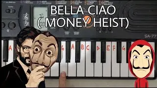 Bella Ciao easy piano tutorial.