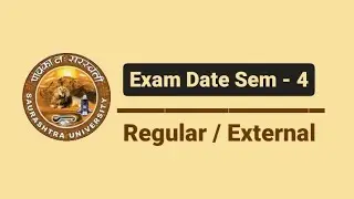 saurashtra university exam | saurashtra university new update | sem 4 | #saurashtrauniversity #exam