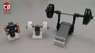 How to Build Lego Dumbbells and Barbells Unofficial Lego