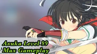 Asuka Level 99 MAX Gameplay: Senran Nin Nin Ninja Taisen Neptune