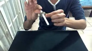 Cigarro atraviesa moneda!!!