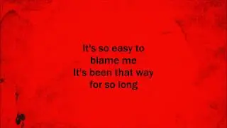 Villain I'm not - Three Days Grace (Lyrics)