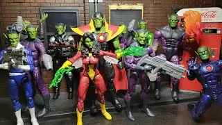 Marvel Legends Skrull Queen and Super Skrull 2 pack Review
