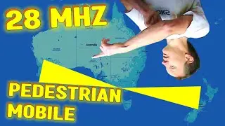 28 MHz SSB pedestrian mobile: VK6 and ZL bonanza