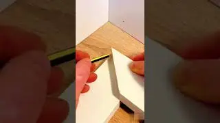 how to cut corner of wood  at home#shorts