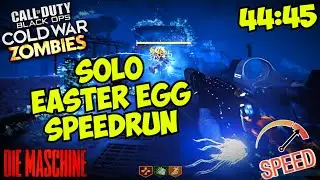 Full Solo EASTER EGG SPEEDRUN - Cold War Zombies 
