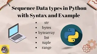 Data types in Python with Syntax and example 