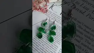 Необычные серьги из эпоксидной смолы