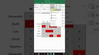 Present and Absent in Different Colors using Conditional Formatting in Excel Tutorial Tamil