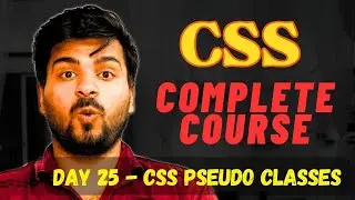 CSS Pseudo-Classes | Mastering CSS: The Ultimate Guide for Web Developers 