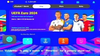 eFootball PES 2025 PPSSPP MOD EURO 24 V2 Update New Kit Complete Transfer Real Faces Updated