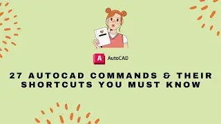 Basic AutoCAD Commands & Shortcuts (YOU MUST KNOW)