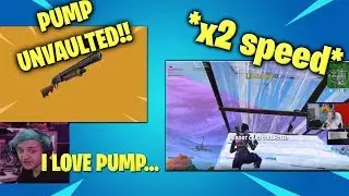 NEW BUILDING METHOD! PUMP IS UNVAULTED! FORTNITE BR FUNNY MOMENT & HIGHLIGHT!