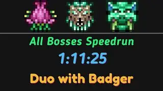 Speedrun Duo: All bosses 1.3 Expert Unseeded 1:11:25 RTA WR