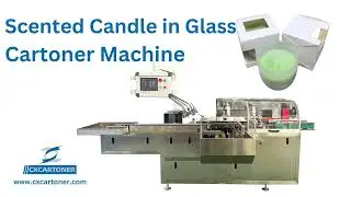 Automatic sented candle in glass box packing machine