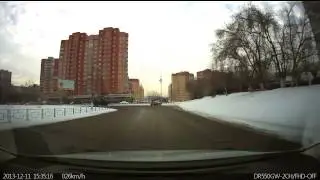 Запись с регистратора BlackVue DR550GW-2CH