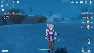 Old Genshin Impact Clip - Exploring out of bounds in Tower Defense
