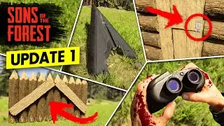 Mini-Boss, Glider, Gates, Door Locks & MORE! Sons of the Forest Update 1