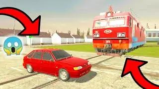 ЧТО БУДЕТ ЕСЛИ ПОЕЗД СОБЬЁТ МАШИНУ В РАЗНЫХ ИГРАХ?
