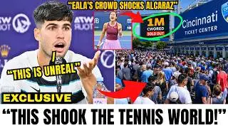 UNBELIEVABLE! Alex Eala's Crowd Stuns Carlos Alcaraz As Cincinnati Ticket Center Gets Flooded!