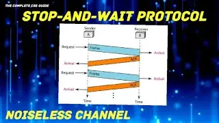Stop-and-Wait Protocol | Noiseless Channel | Stop-and-wait protocol | Computer Networks Tutorial