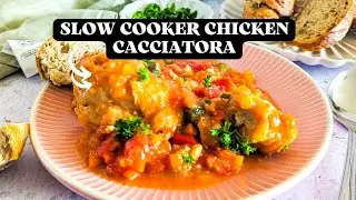 Set & Forget: Easy Ninja Slow Cooker Chicken Cacciatore with WHITE WINE