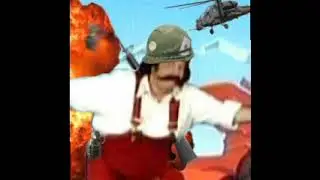 US Soldier boost moral in the middle of a warzone in Vietnam in 1968