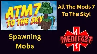 Spawning Mobs! | Minecraft ATM7 To The Sky!