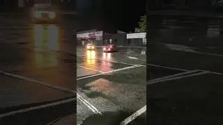 Ваз Дрифт по залито парковке