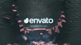 Falling Bricks Logo | After Effects | After Effects project