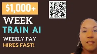 Work from Home - Train AI pays $1,000 Week - Hires Fast!  $600 Hiring Bonus