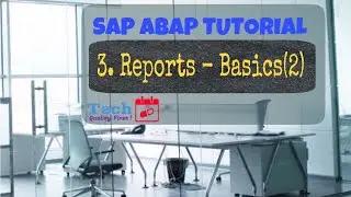3. Learn coding of left, right and center justify in SAP ABAP Reports - SE38 - Free Tutorials