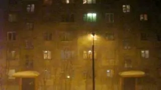 Ветерок в Кировске вечером 31 декабря 2008 года