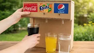 	I Built a Soda Machine from Cardboard… and It Actually Works! 😱