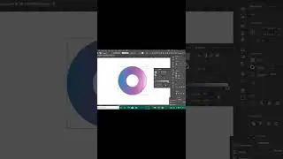 how to create gradient circle with 3D effect in Illustrator | About Design