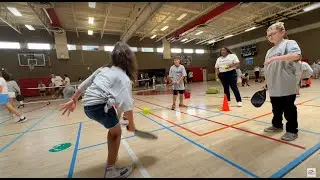 USA Pickleball Staff Hosted USA Pickleball Serves Clinic Today for Over 70 Local Youth