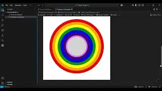 Creating a Perfect Rainbow Circle with Python and Matplotlib