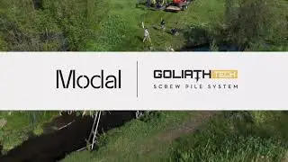 GoliathTech Helical Piles with Modal Living