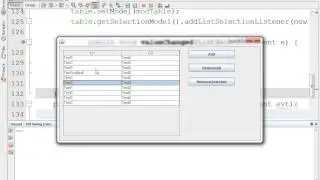 03 Jtable, Event of JTable