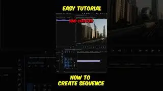 Create A New Sequence in Premiere Pro and Save it for future 