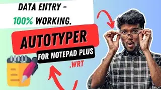 Jpeg to Notepad Plus .wrt convert typing using Autotyper Copy paste || 100% working