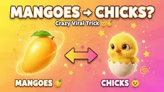 How to Mangoes turn into Chicks | Fruits to Animal AI Video kaise banaye |