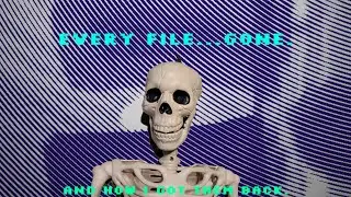 How I lost every FlipaClip file I had, and how I got them back.