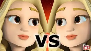 Alice vs Alice sarlacc pit arena fight Disney Infinity toy box