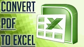[Free Excel Tutorial]  CONVERT PDF TO EXCEL - Full HD